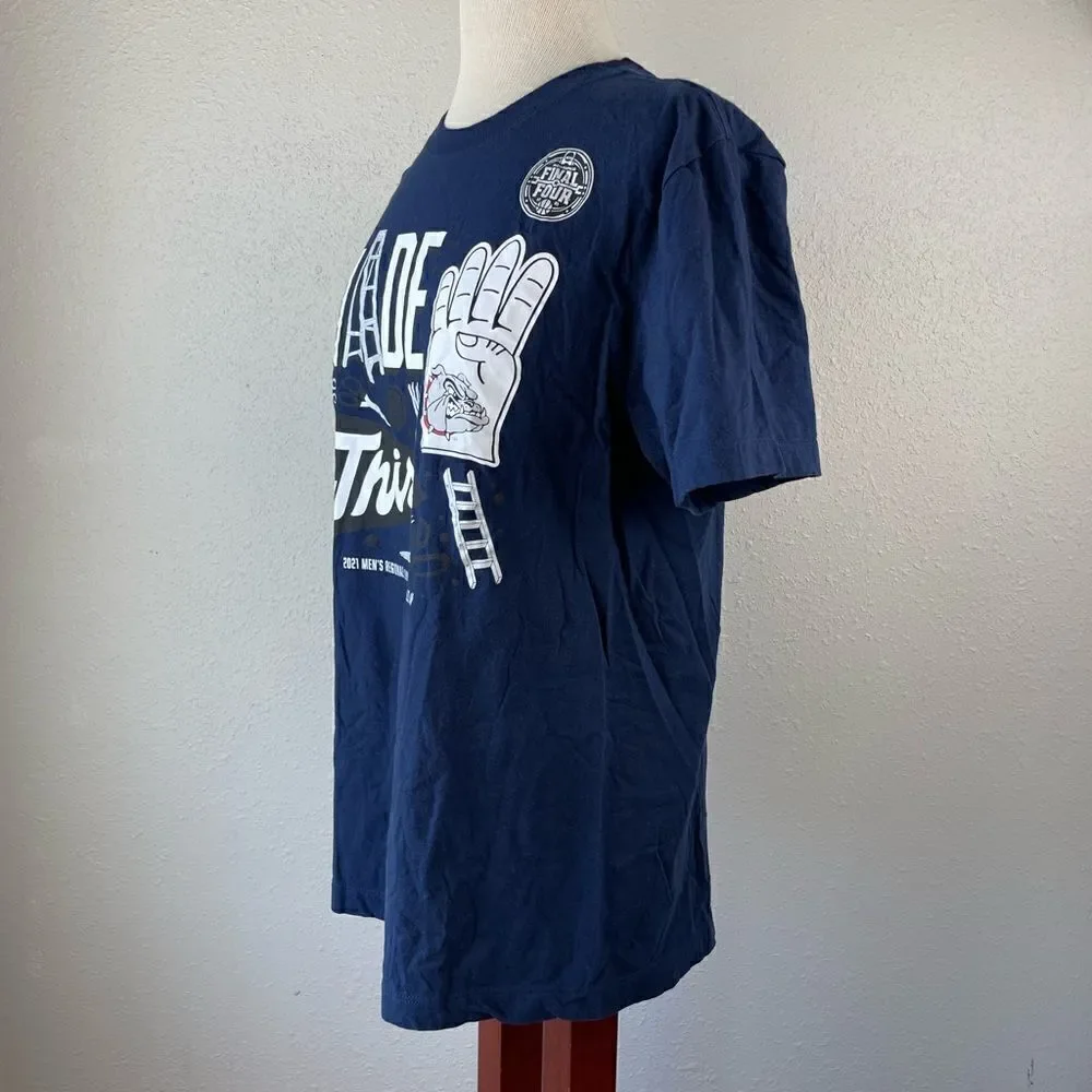 Nike Gonzaga 2021 Final Four Regional Tournament T-Shirt Size M EUC
